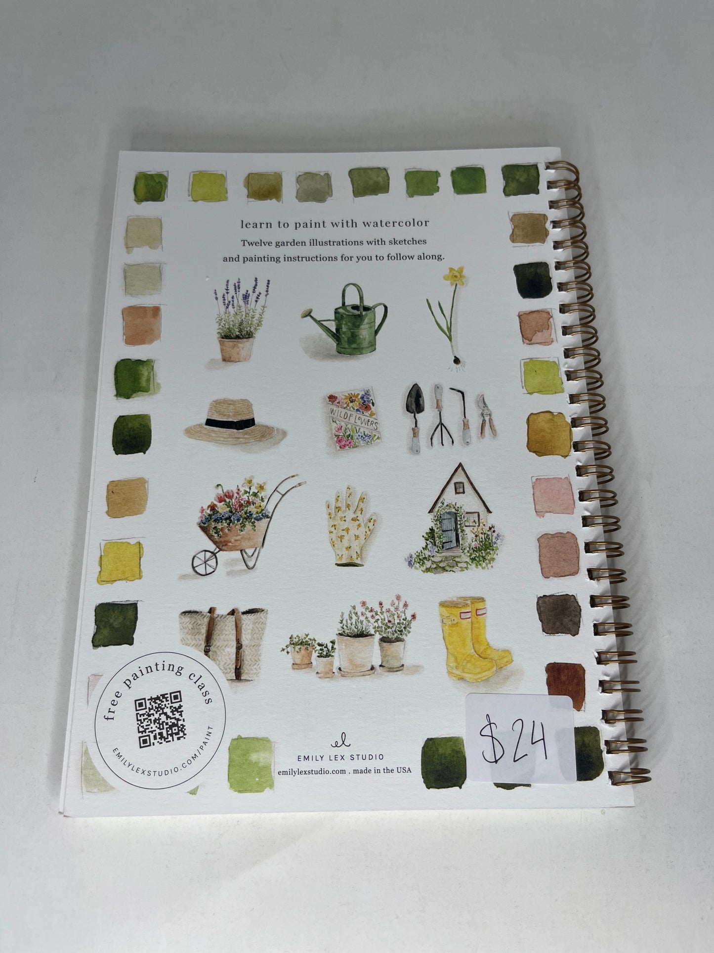Emily Lex Studio Watercolor Workbook - Garden