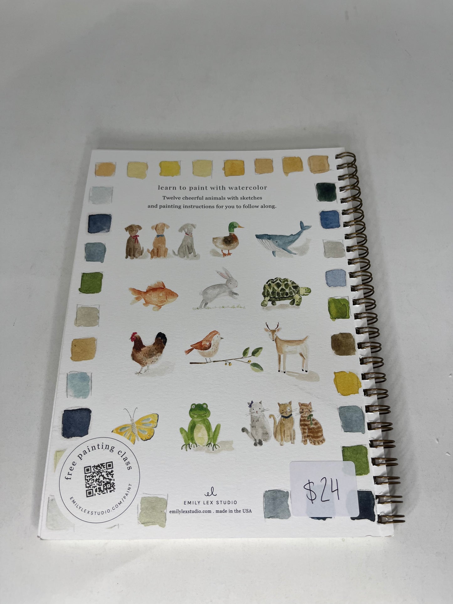 Emily Lex Studio Watercolor Workbook - Animals