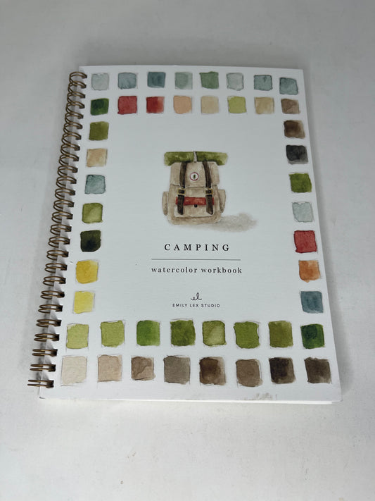 Emily Lex Studio Watercolor Workbook - Camping