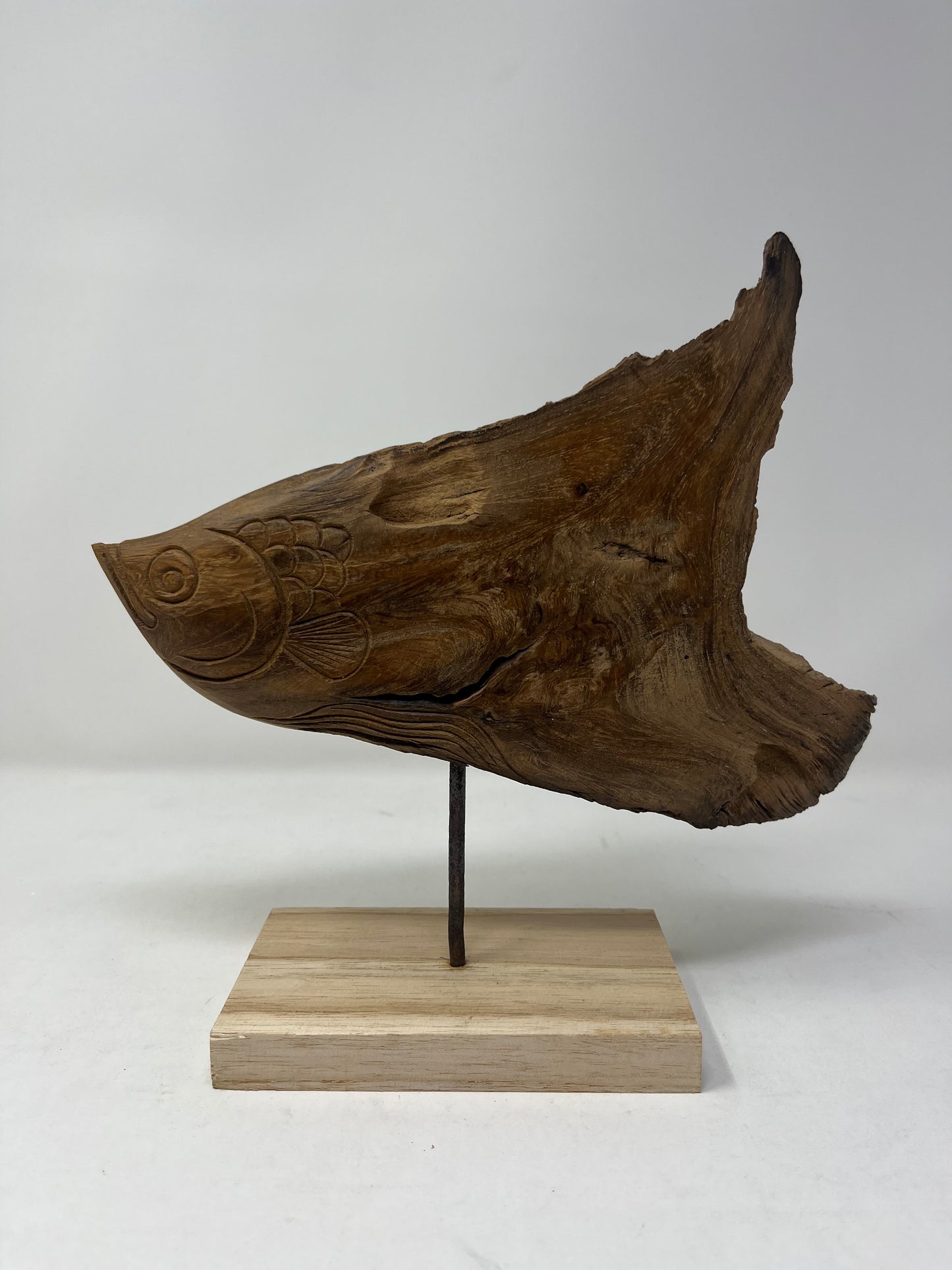 Wooden Fish Sculpture (Varies in shape and size)