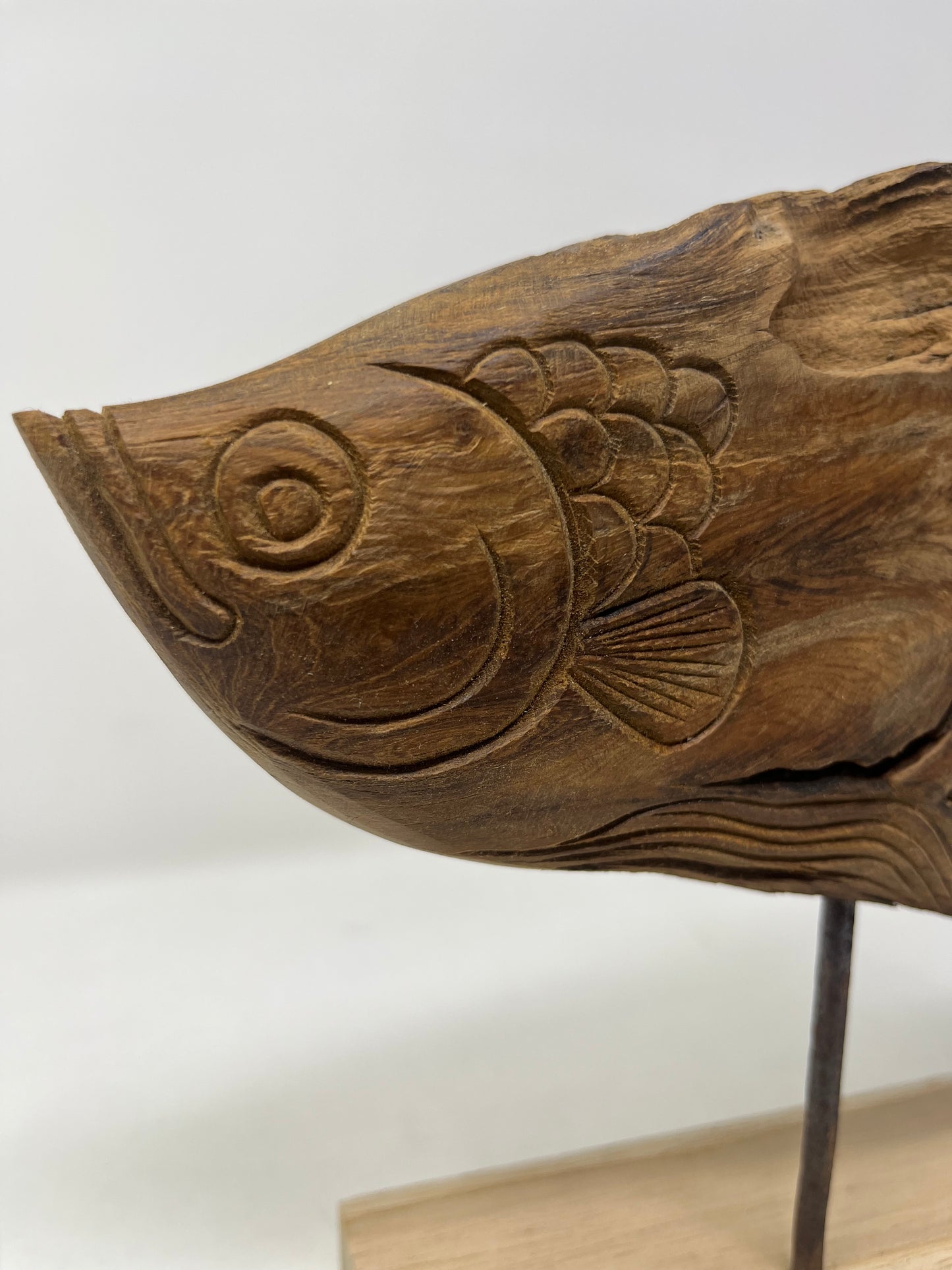 Wooden Fish Sculpture (Varies in shape and size)