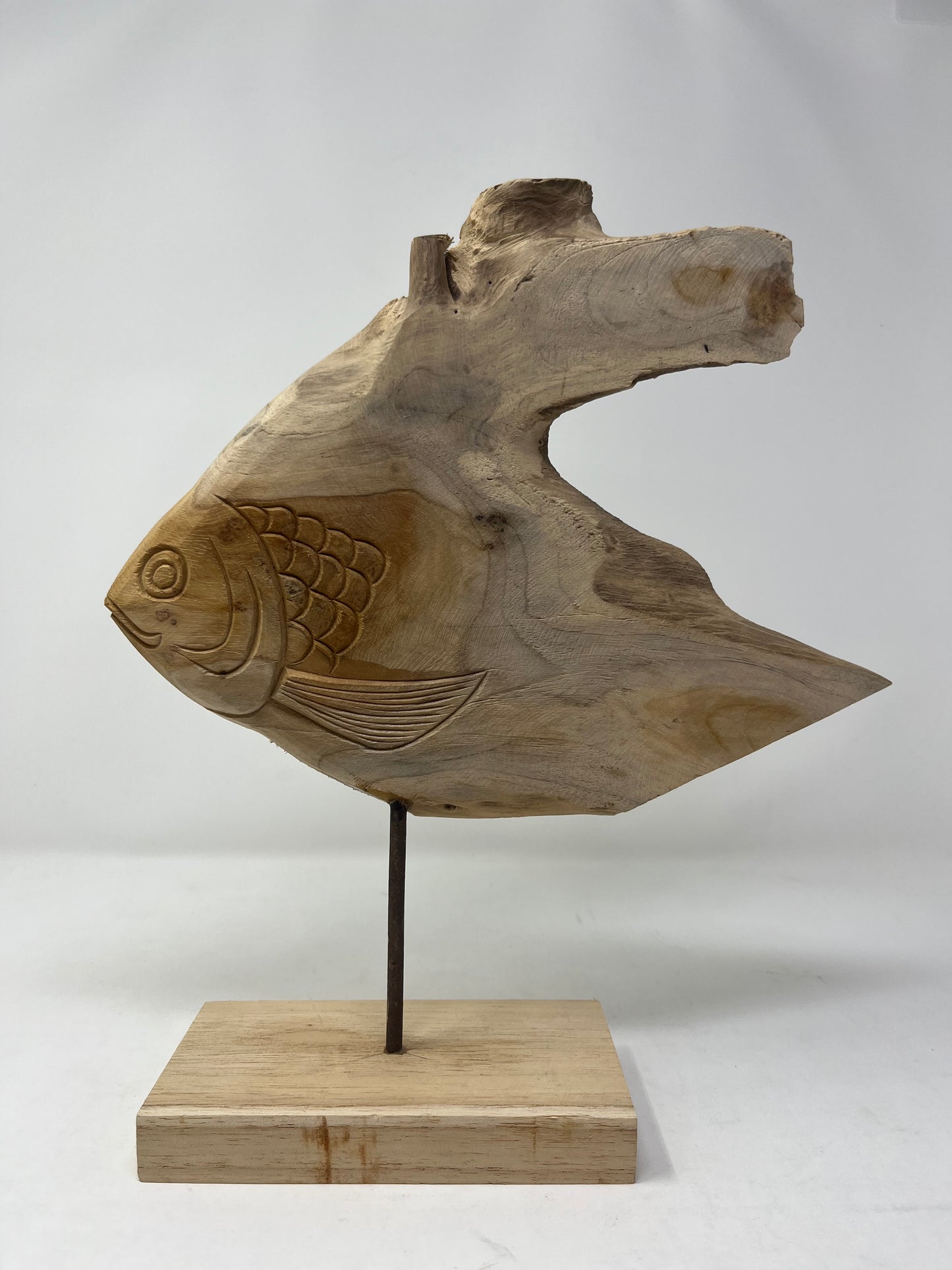 Wooden Fish Sculpture (Varies in shape and size)