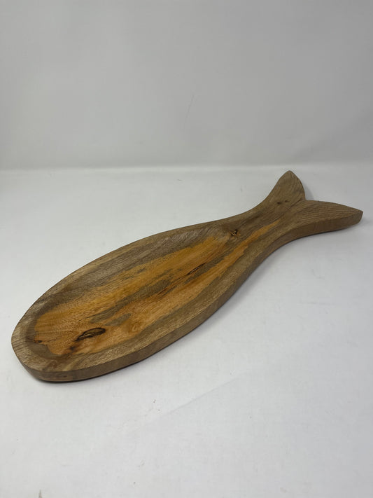 Wooden Fish Platter (Large)