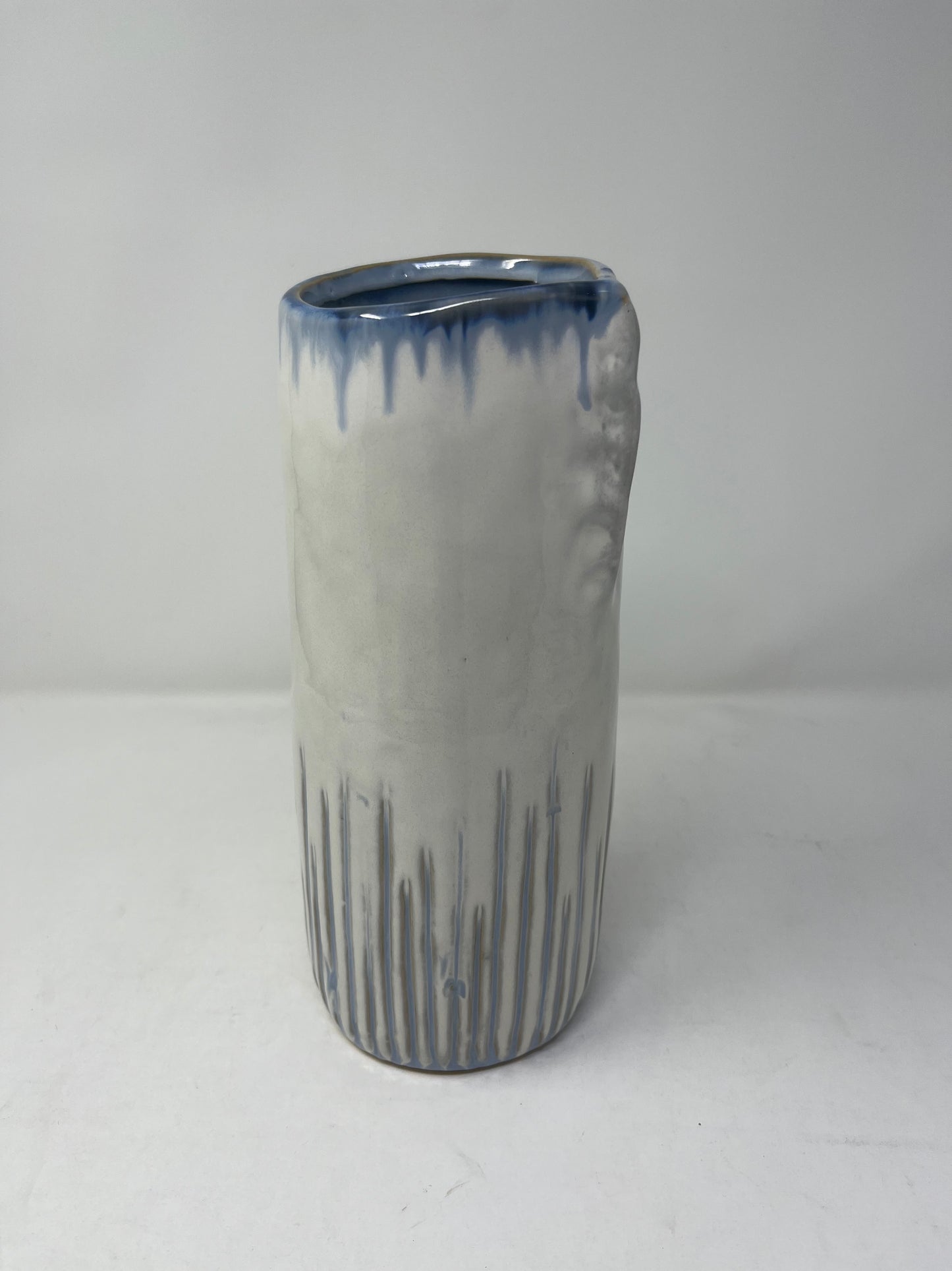 Blue Drip Vase