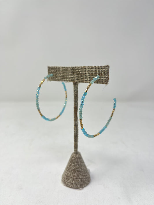 Sea Breeze Hoop Earrings