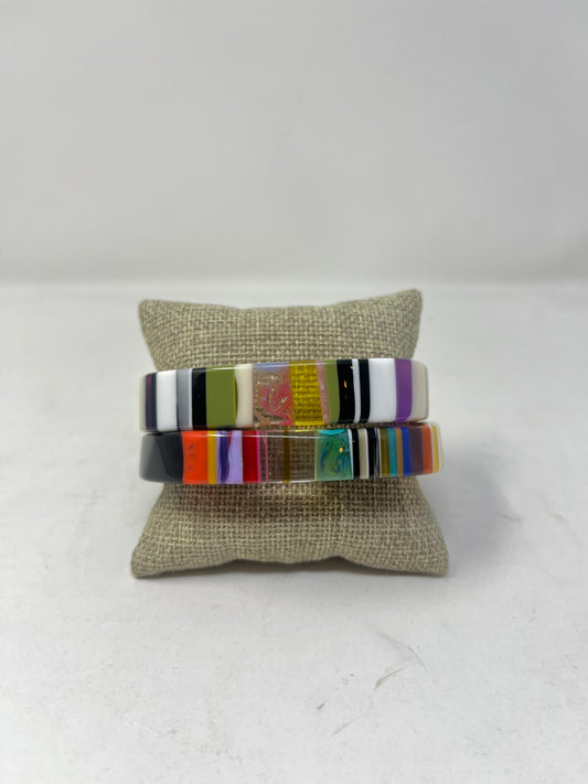 Multi-colored Bangle Bracelet