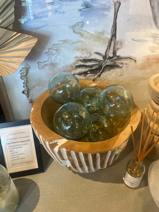 Recycled Clear Glass Balls