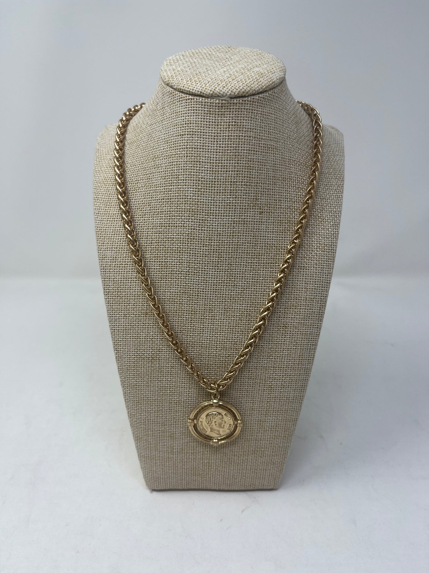 Gold Medallion Necklace