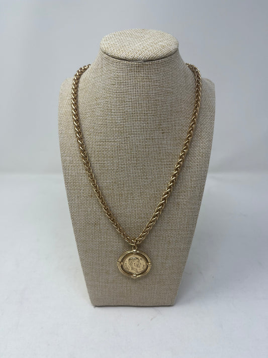 Gold Medallion Necklace