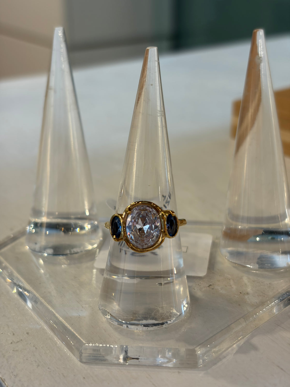 Gold Trio Statement Ring