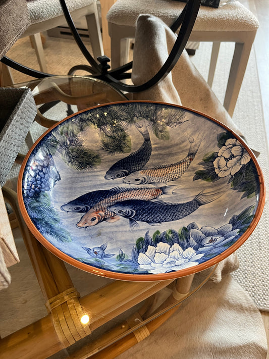 Koi Fish Plate