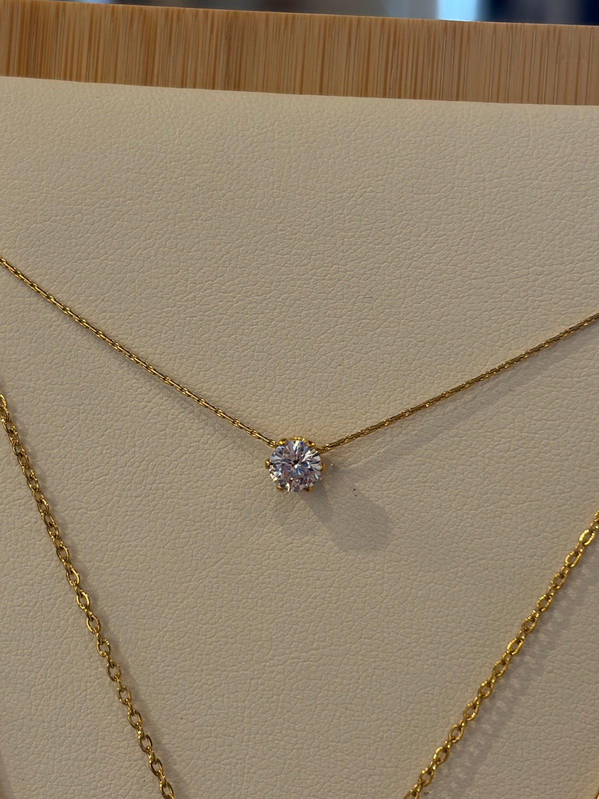 Diamond Stud Necklace