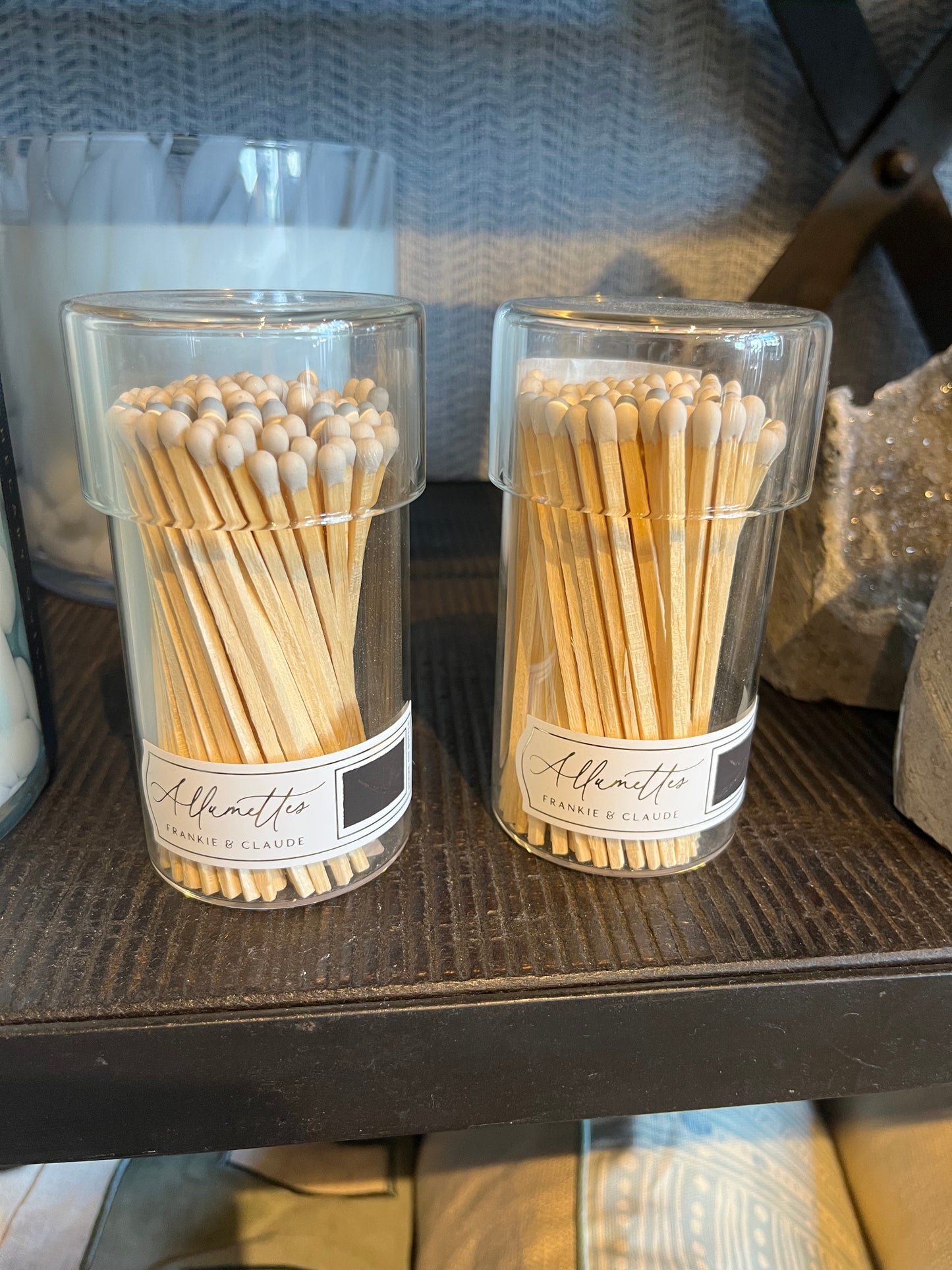Classic White Match Jar