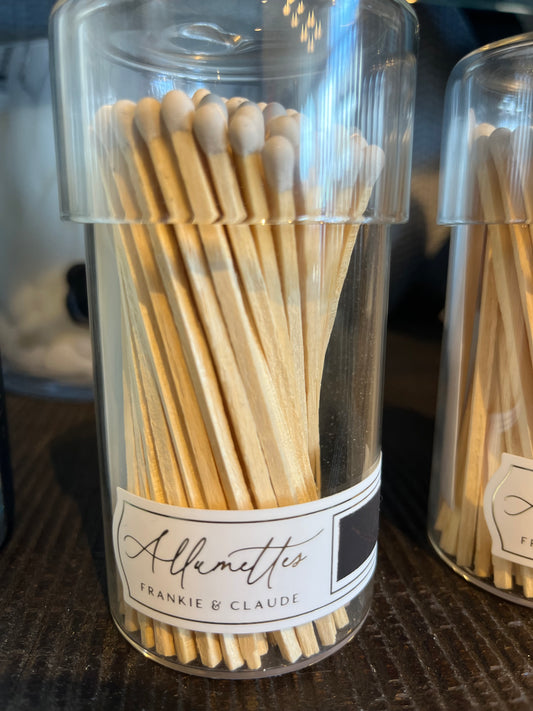 Classic White Match Jar