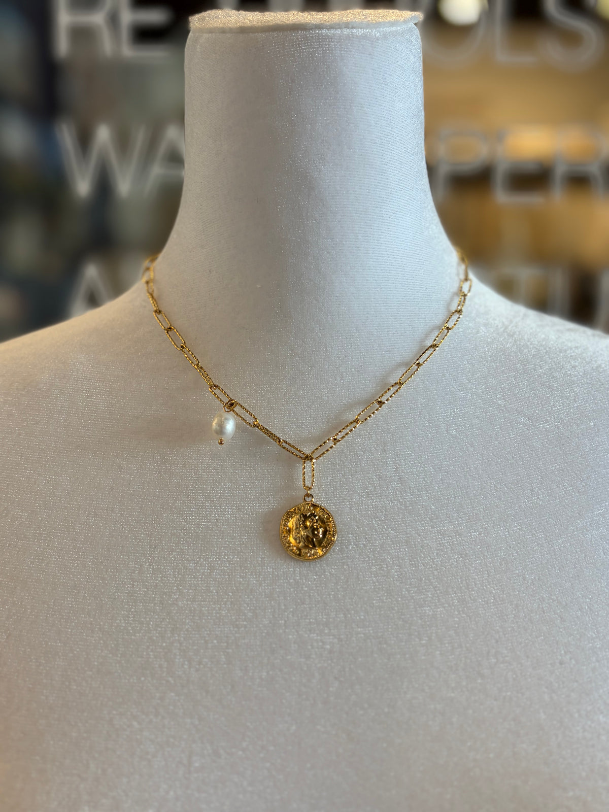 Coin Chain Necklace