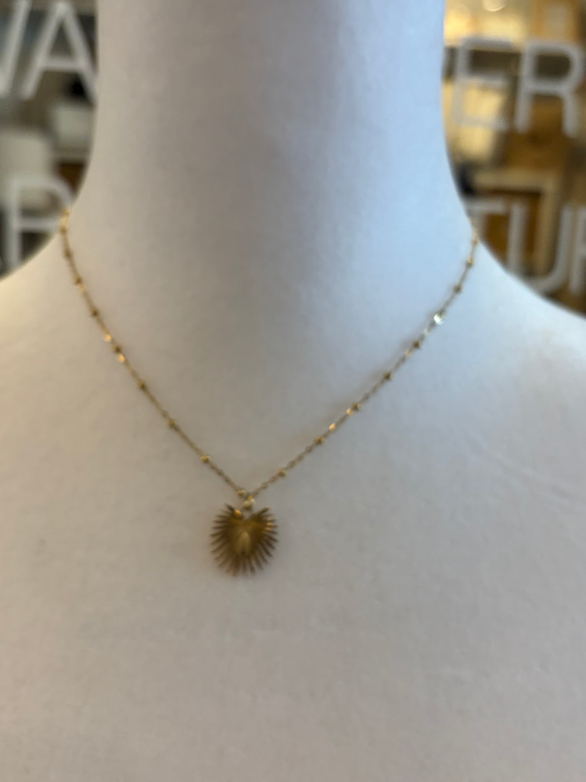 Dainty Sunburst Necklace