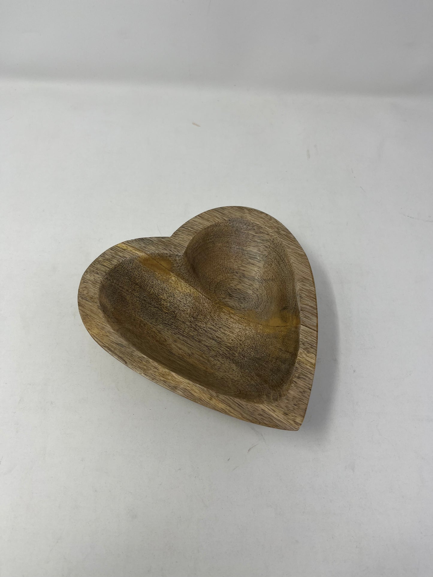 Wooden Heart Shaped Bowl