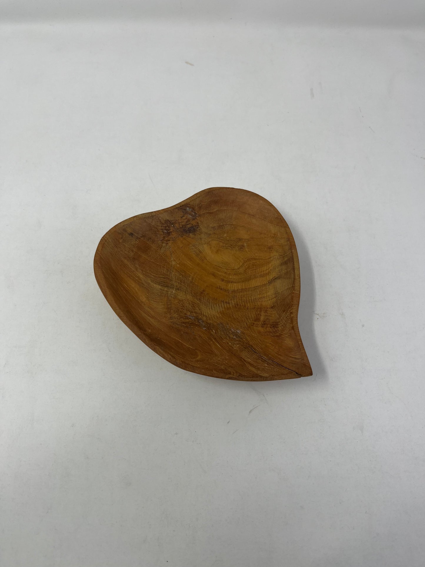 Wooden Heart Shaped Plate (Small)