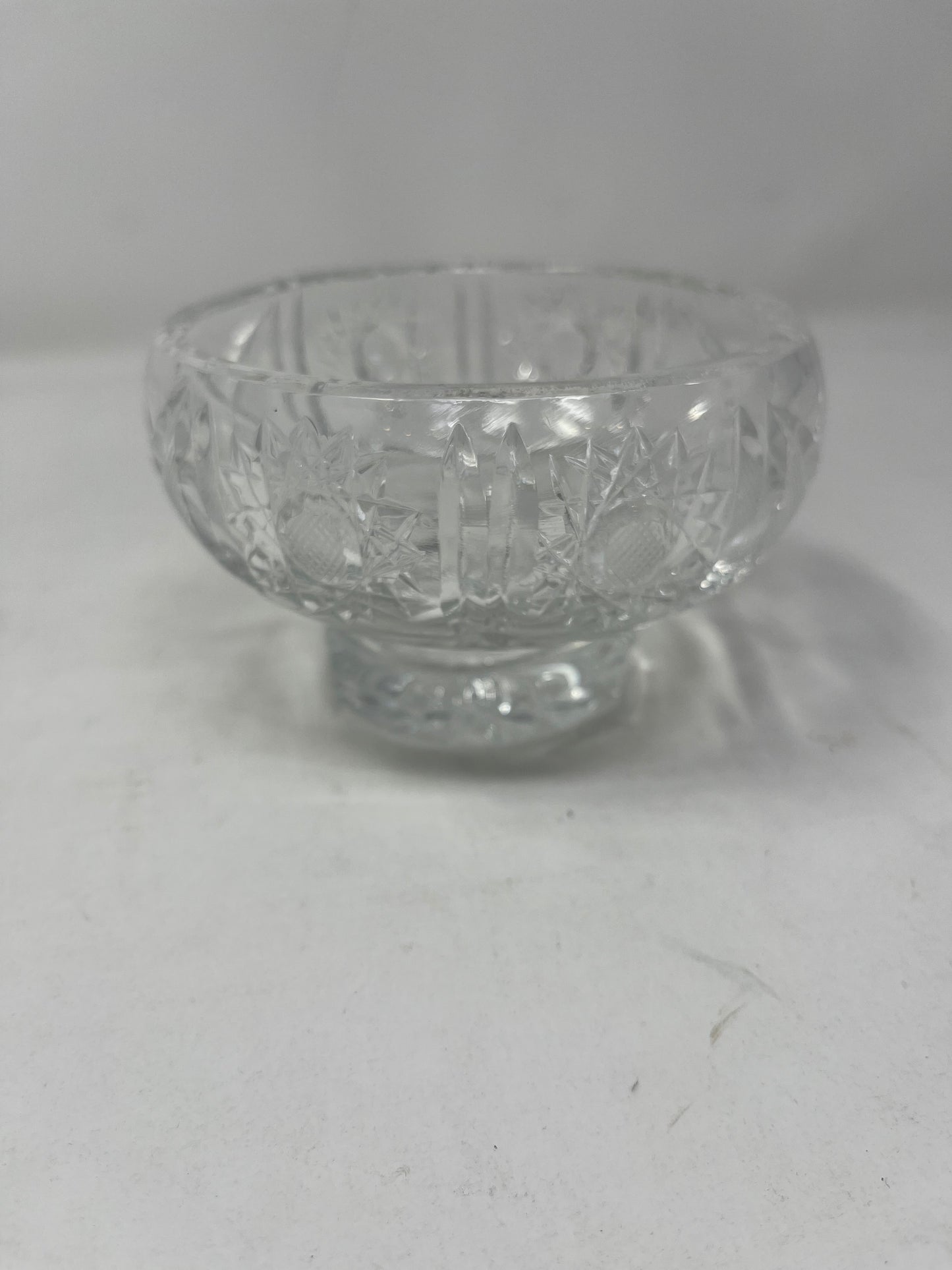 Star Etch Glass Bowl