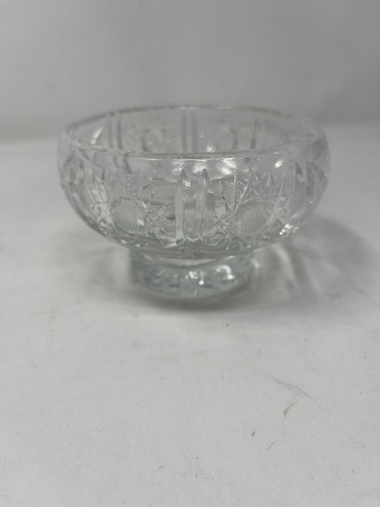 Star Etch Glass Bowl