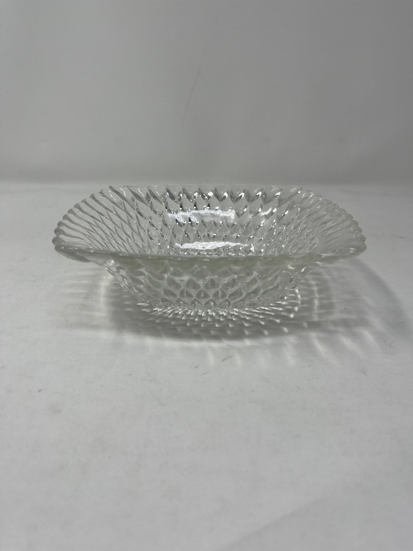 Vintage Ripple Glass Bowl