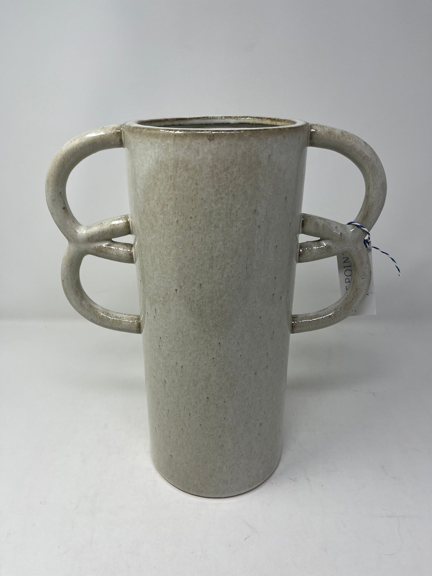 Double Loop Ceramic Vase