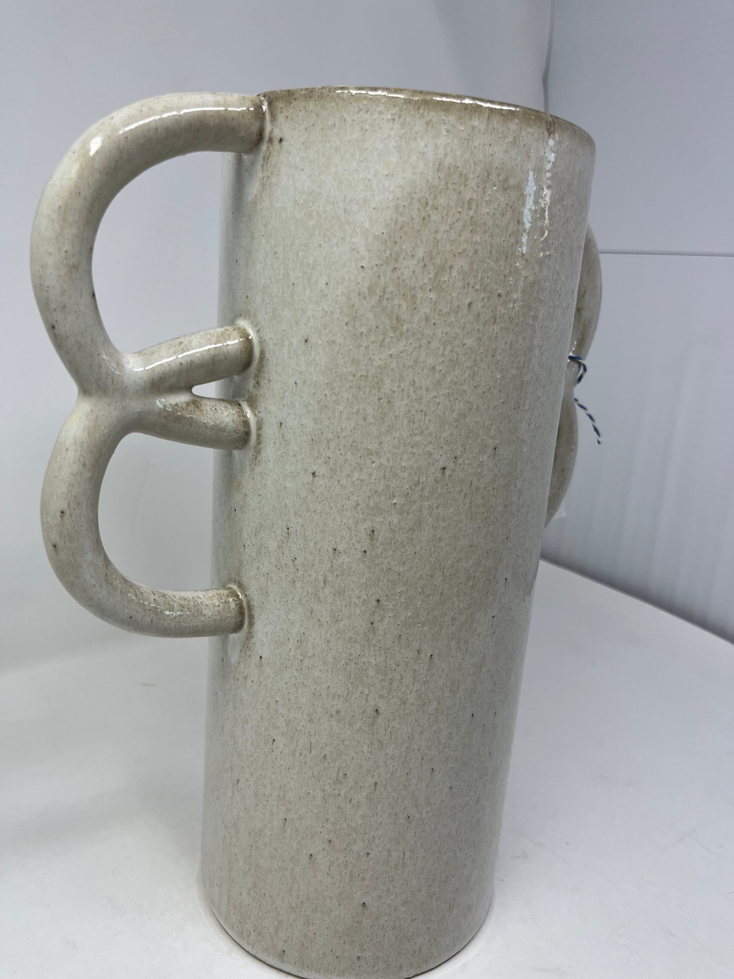 Double Loop Ceramic Vase