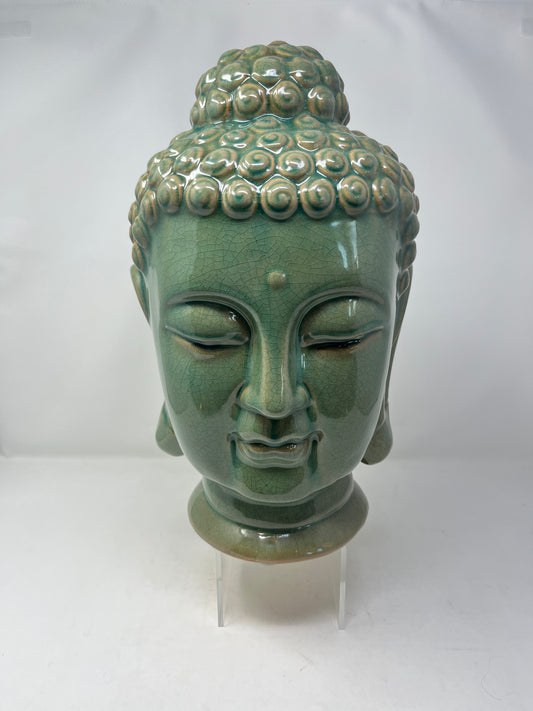 Large Ceramic Buddha Head