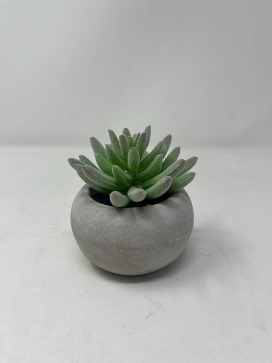 Moss and Marble Artificial Plant