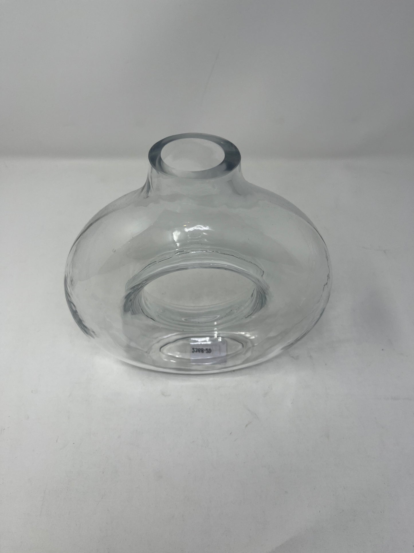 Clear Halo Glass Vase