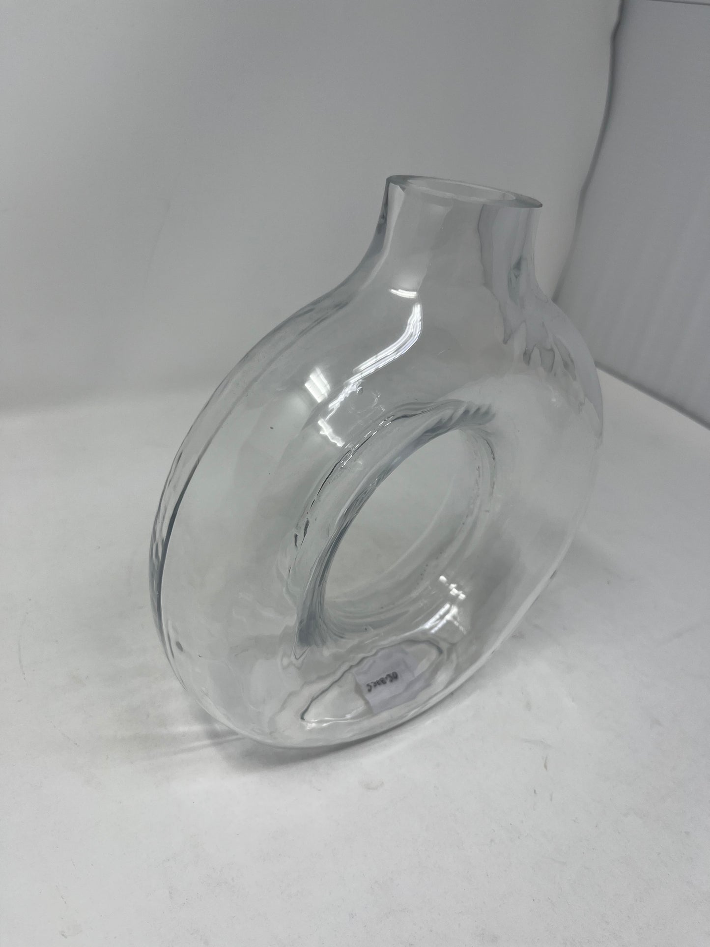 Clear Halo Glass Vase