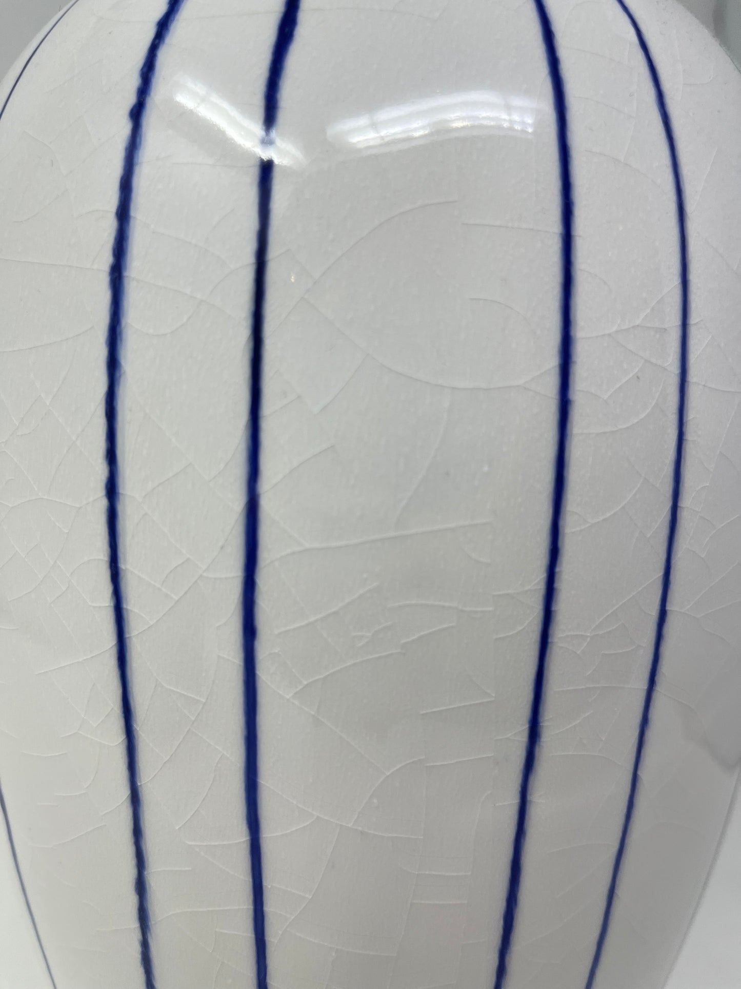 Blue Thread Ceramic Vase