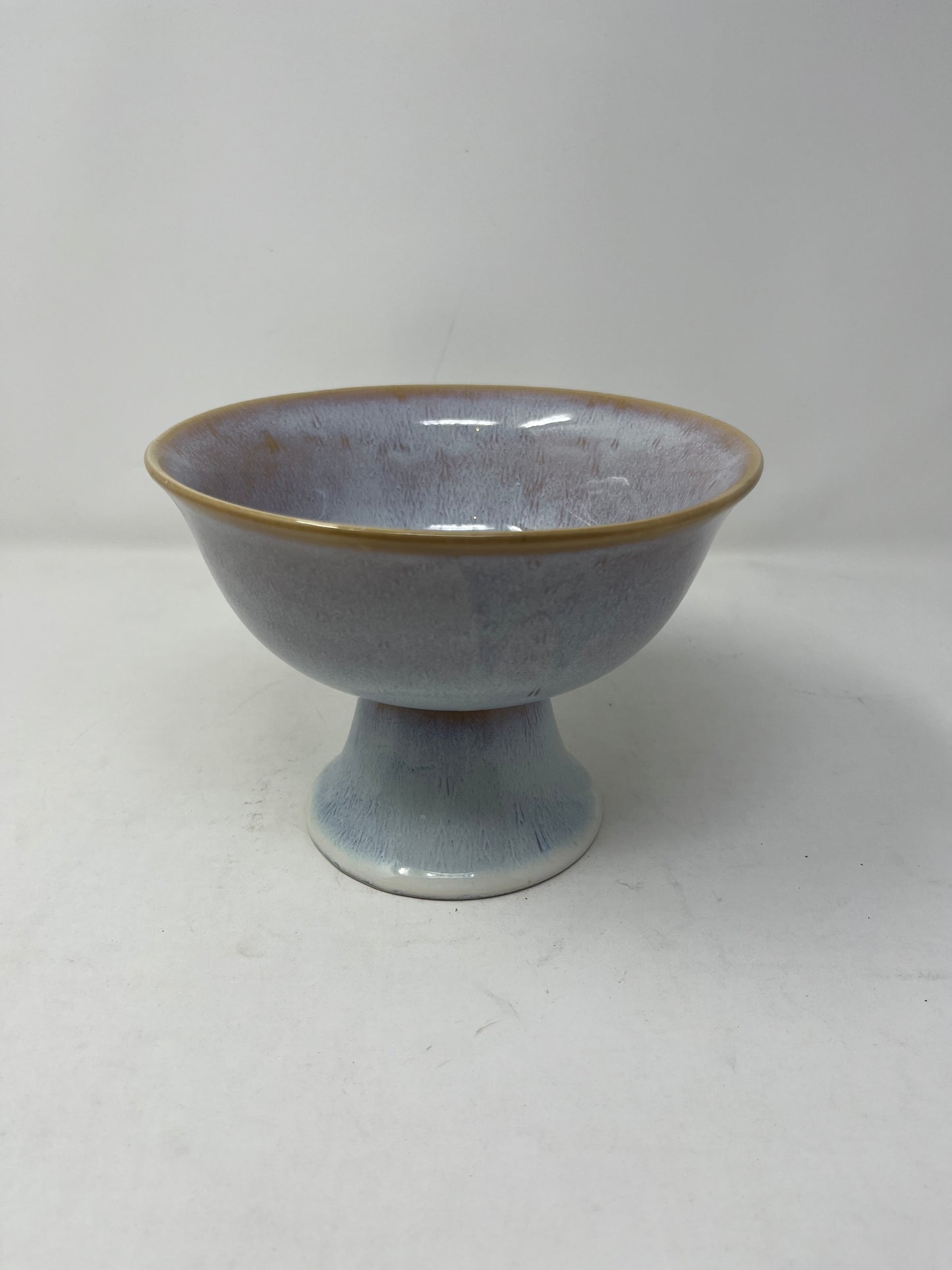 Footed Mist Ceramic Bowl (Small)