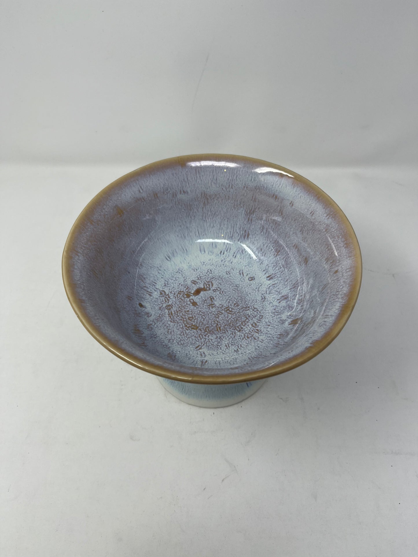 Footed Mist Ceramic Bowl (Small)