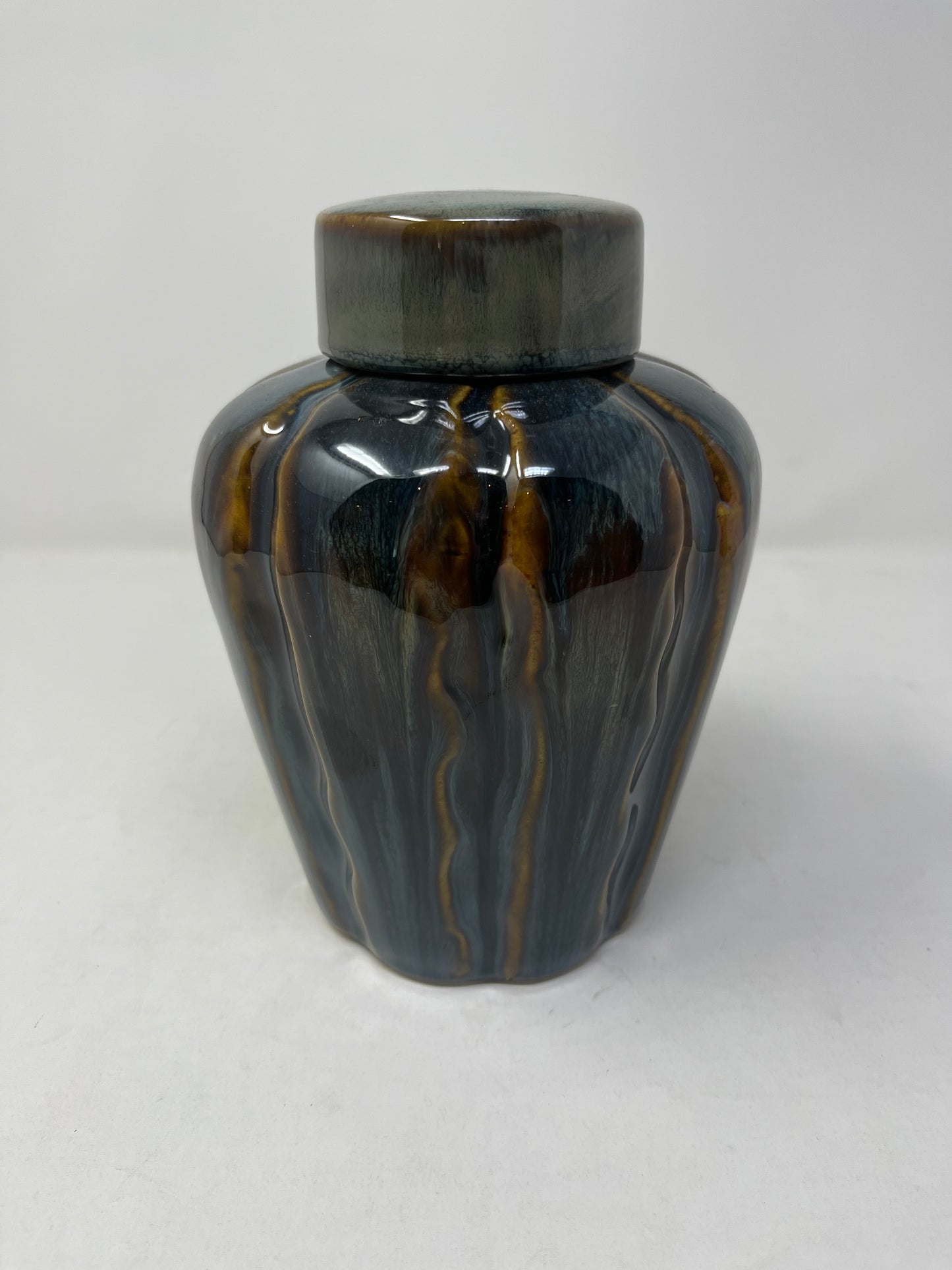 Molten Glaze Ceramic Jar (Small)