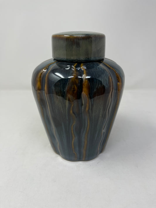 Molten Glaze Ceramic Jar (Small)