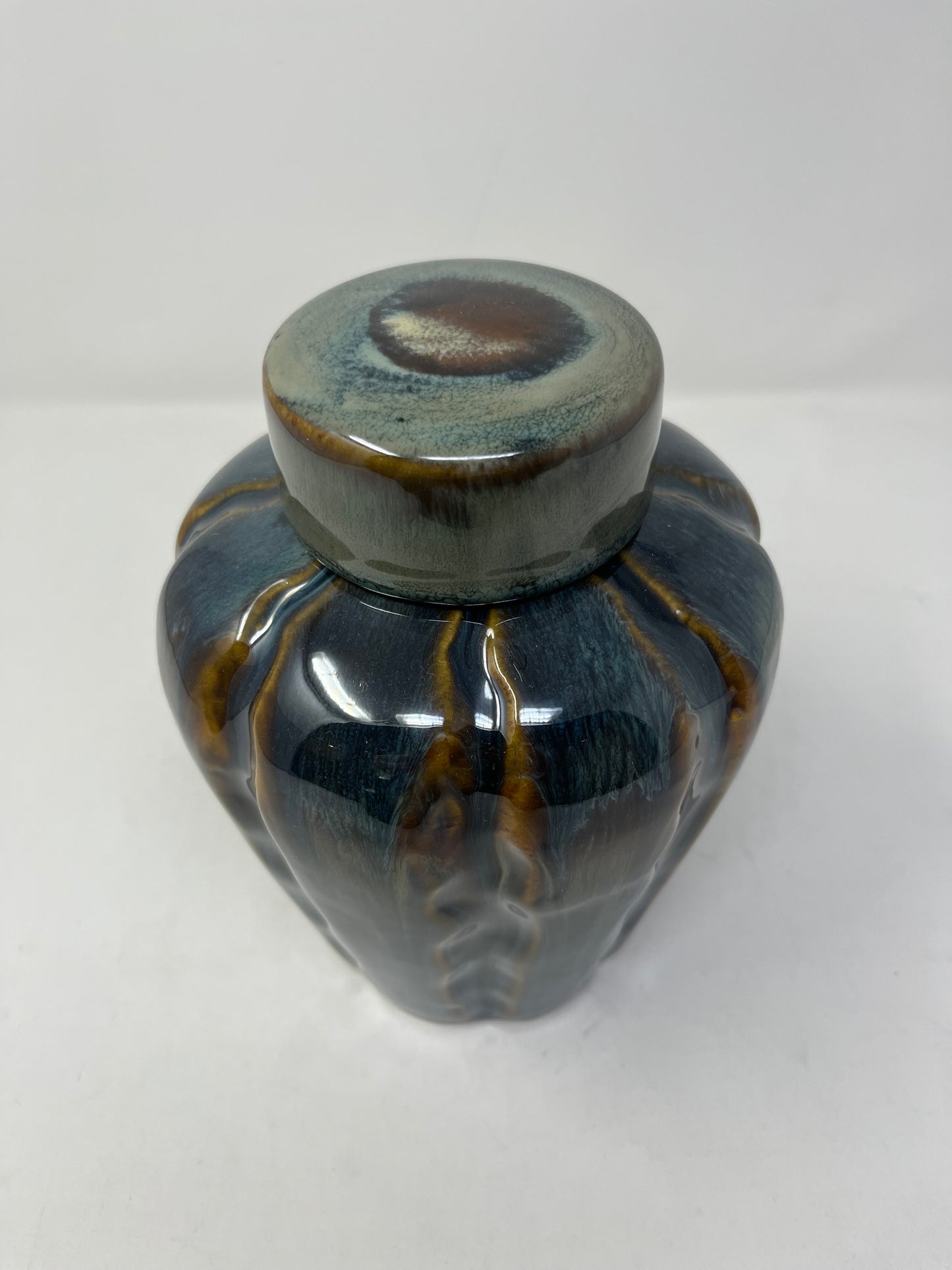Molten Glaze Ceramic Jar (Small)