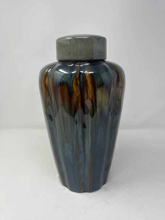 Molten Glaze Ceramic Jar (Large)