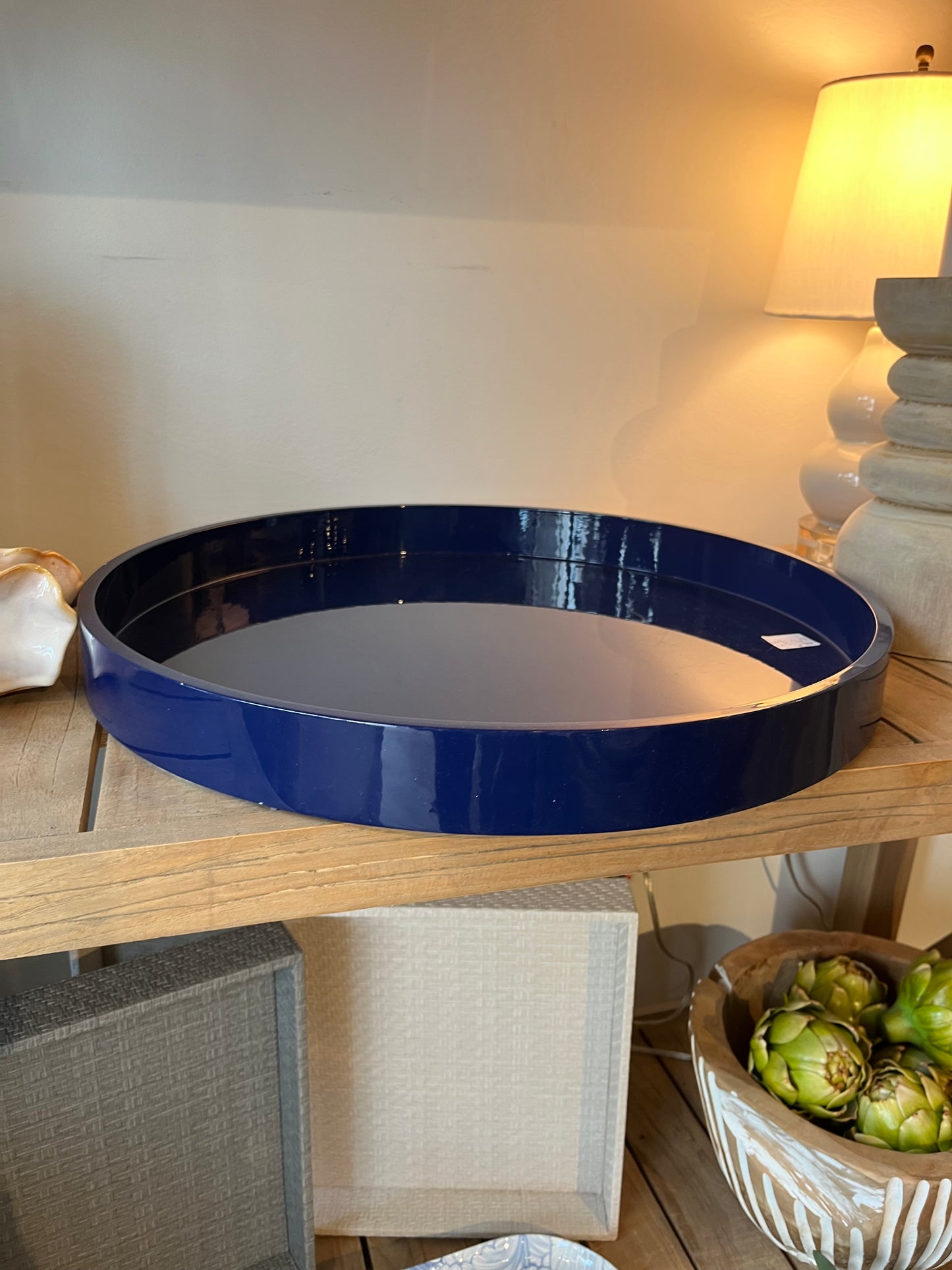 Nautical Gloss Round Tray