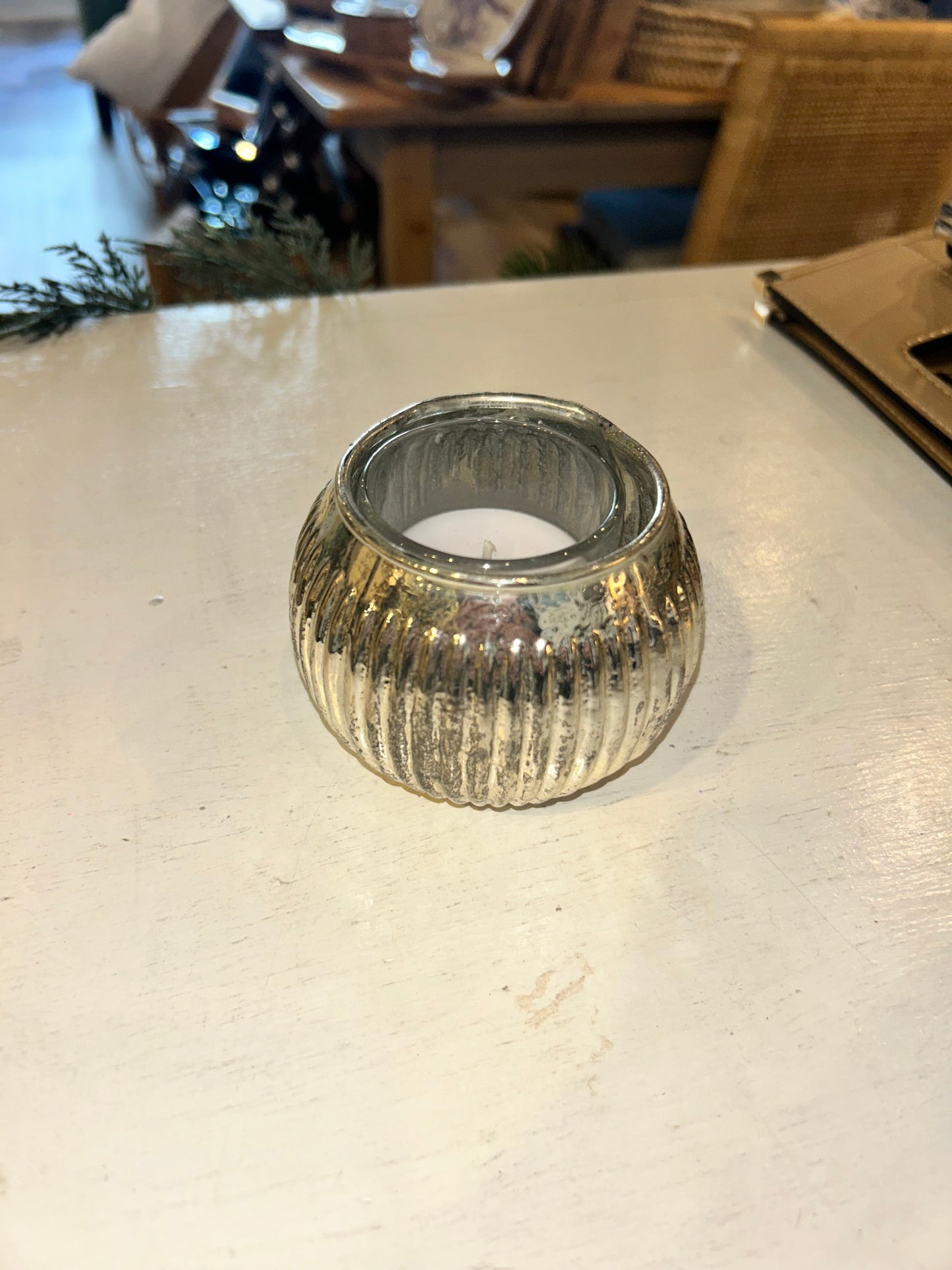 Silver Votive Candle Holders