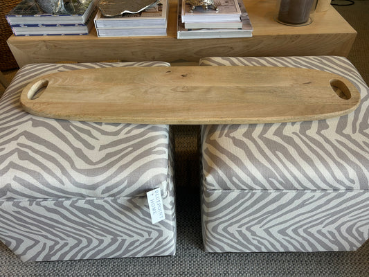 Rustic Long Oval Tray