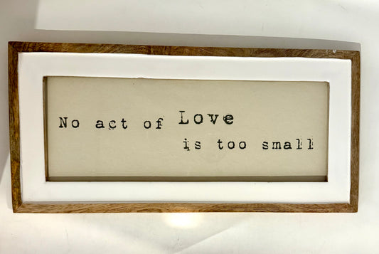 Framed Love Quote