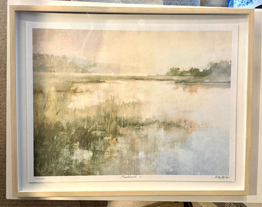 Modern Abstract Scenery Framed Print