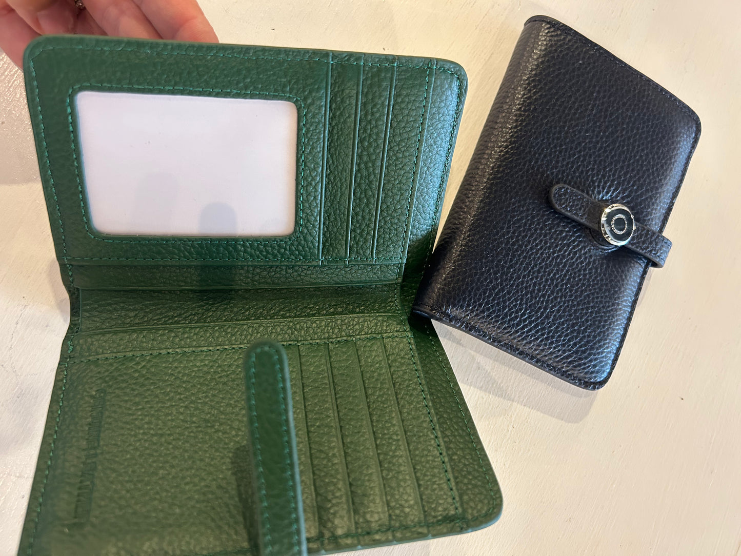 Textured Leather Wallet