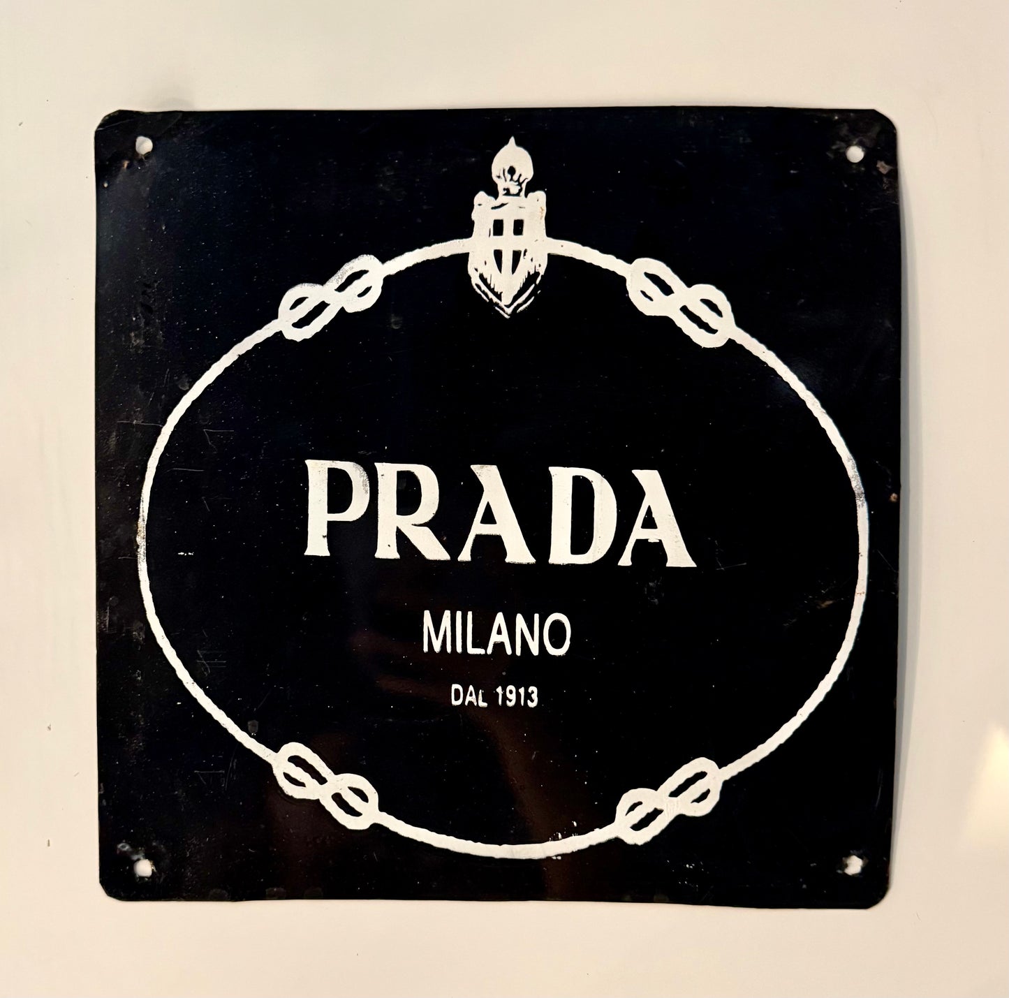 Vintage Luxury Fashion Metal Signs