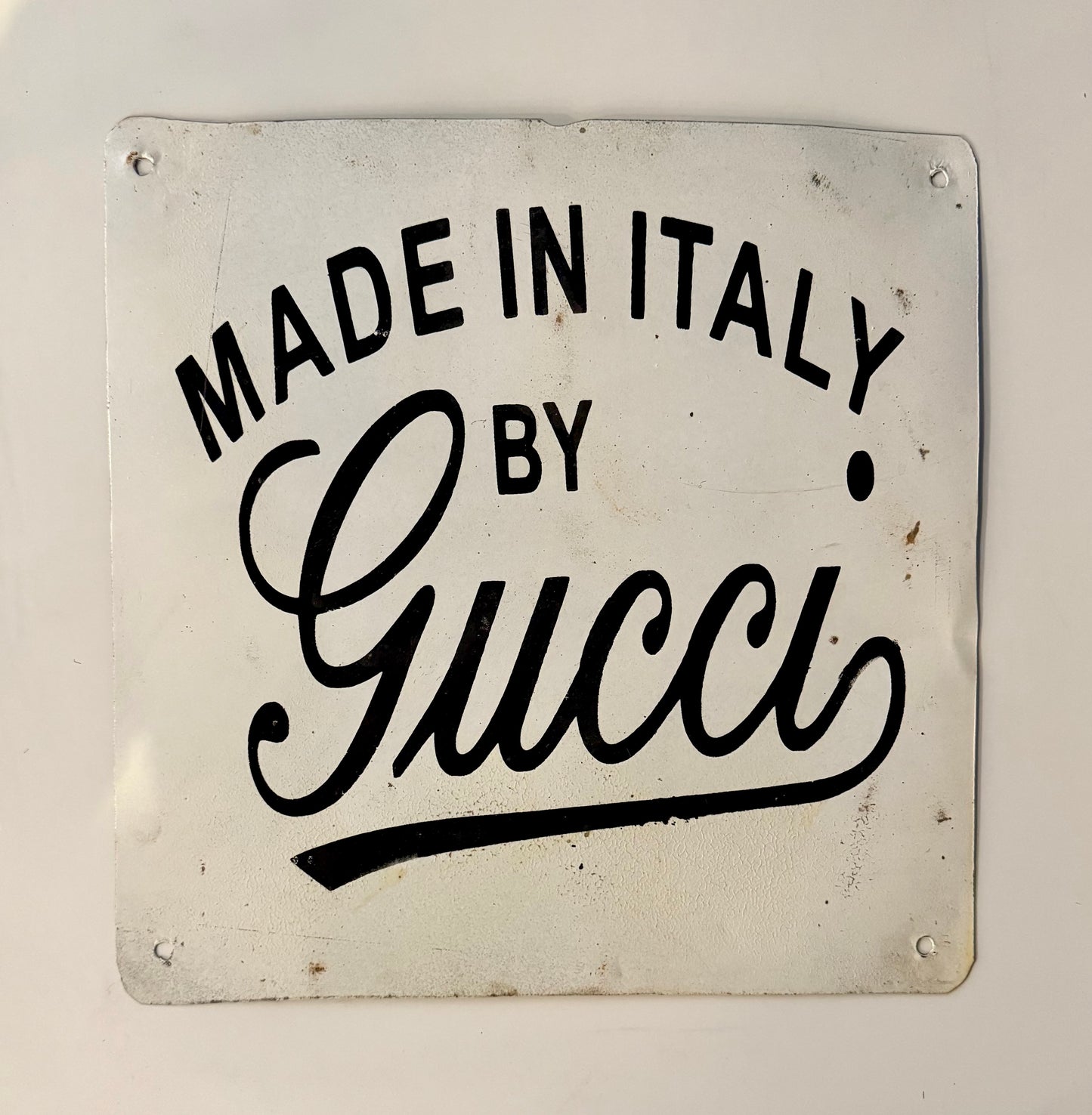 Vintage Luxury Fashion Metal Signs