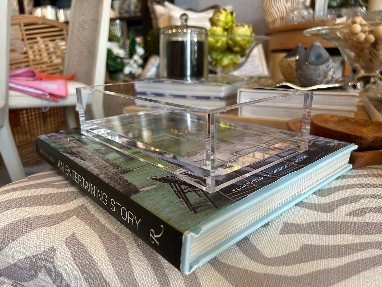 Acrylic Napkin Holder - Rectangular