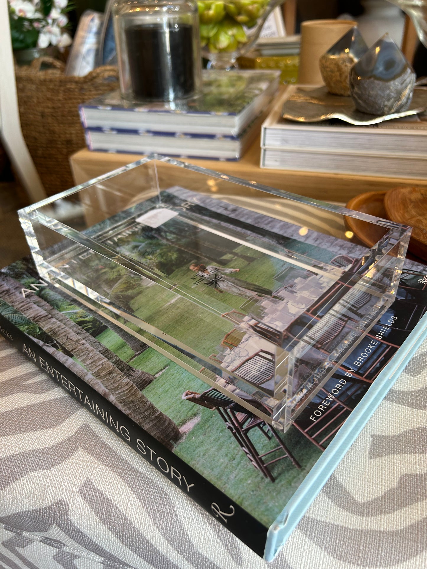 Acrylic Napkin Holder - Rectangular