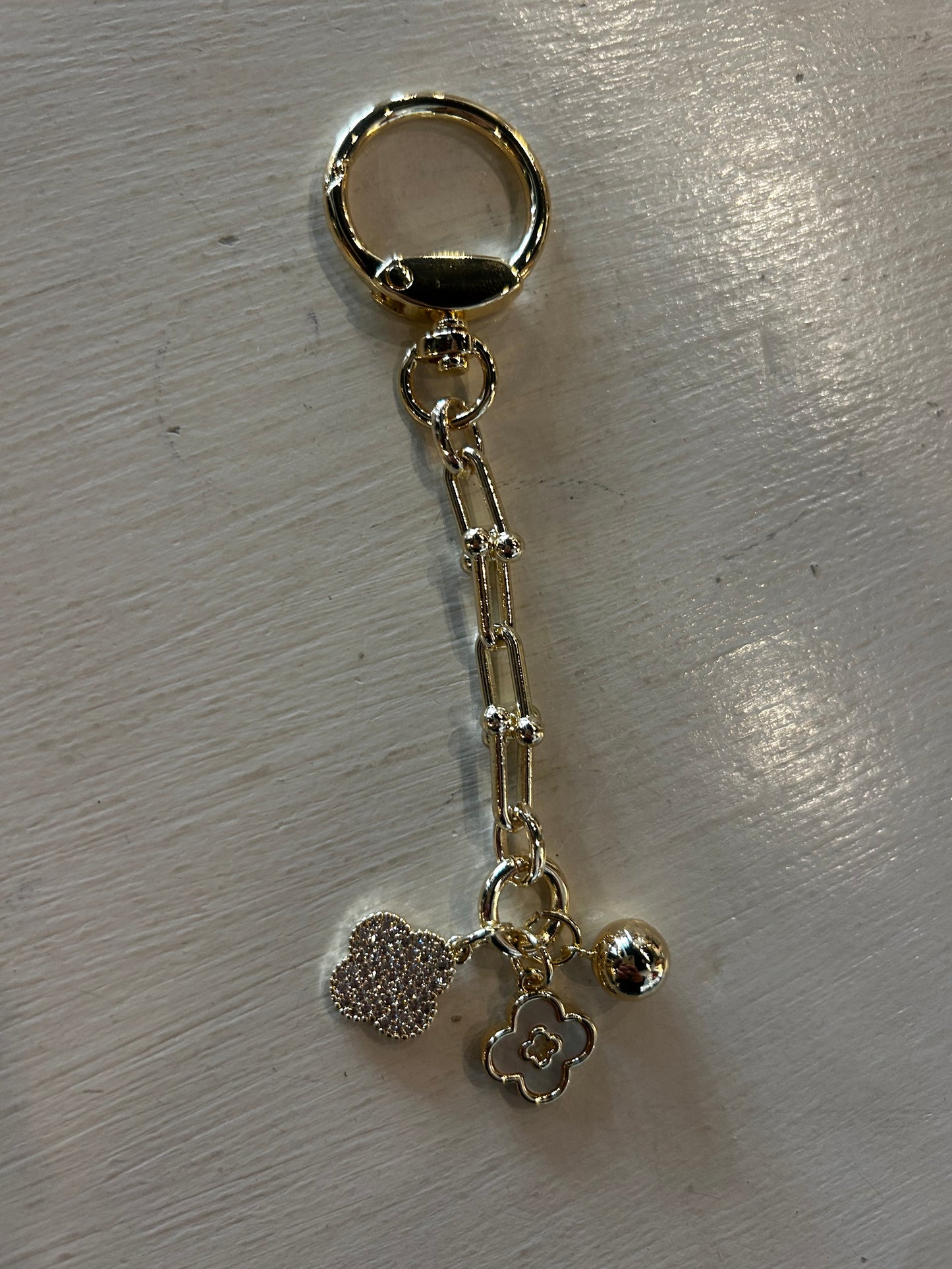 Gold keychain