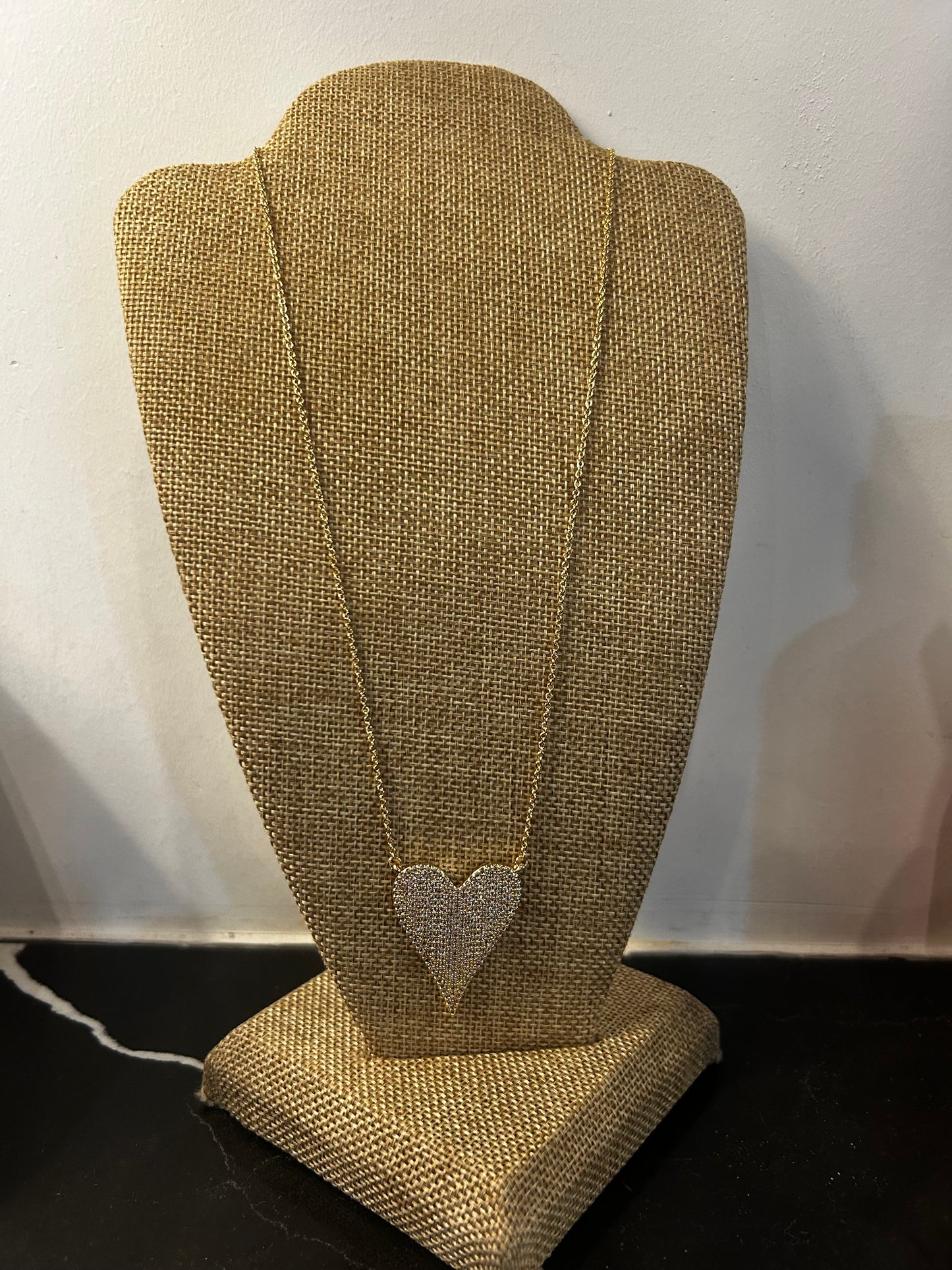 Shimmer Heart Necklace